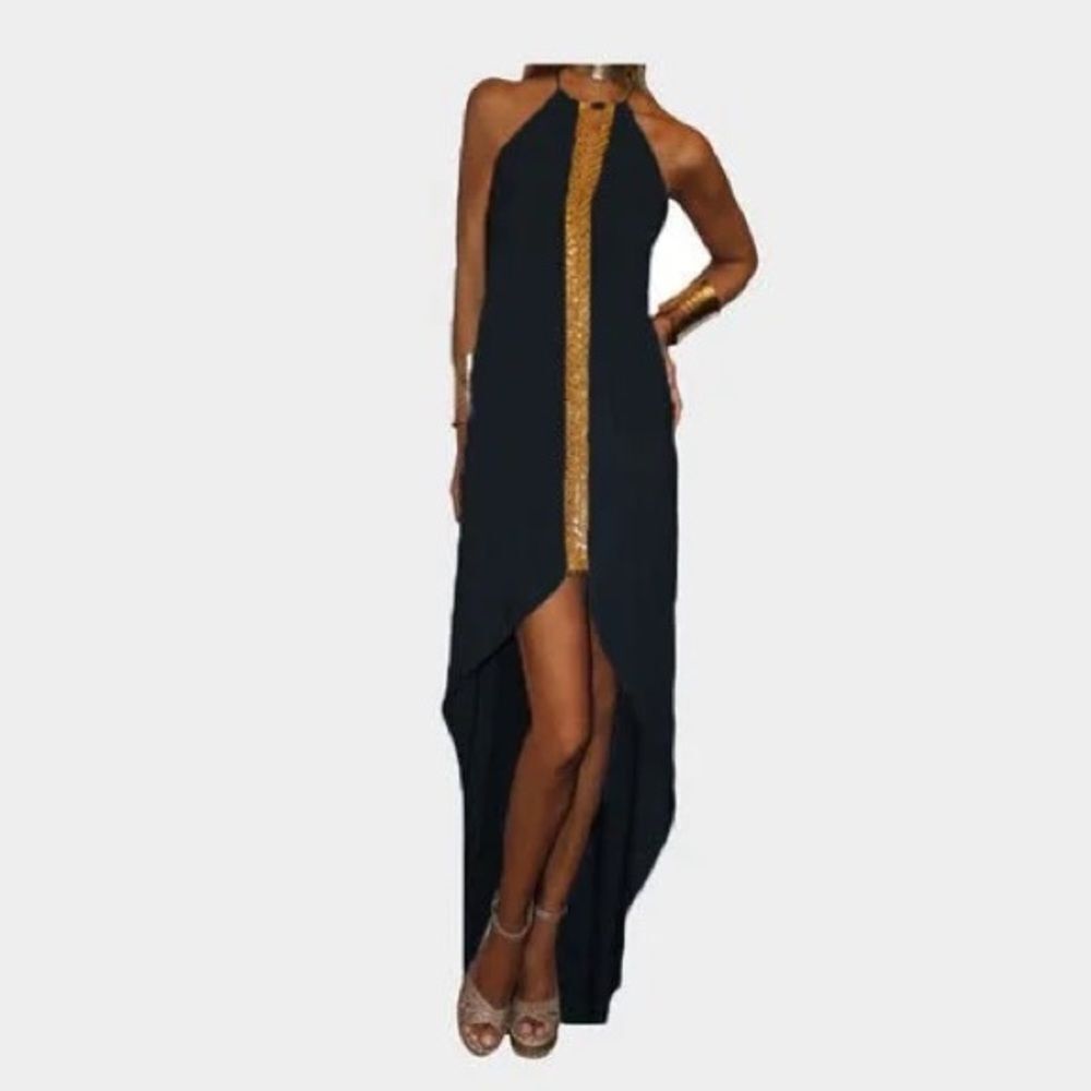 Regine Chevallier Front Slit Dress - The St. Tropez